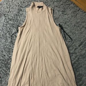 tan dress